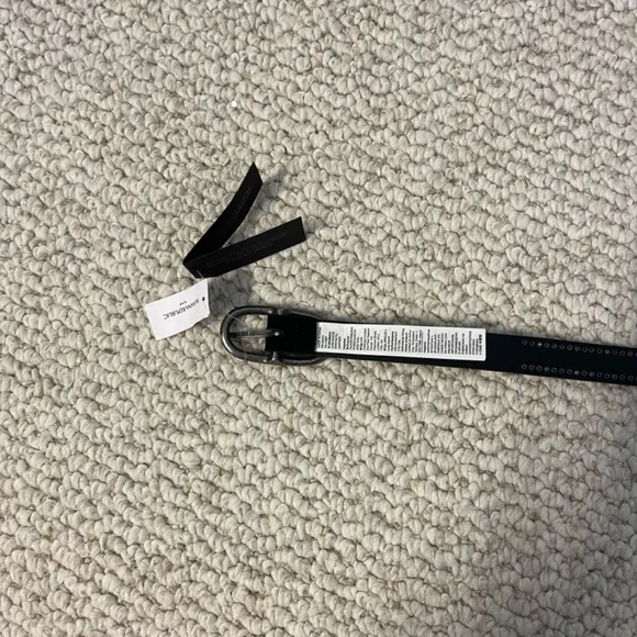 NWT Banana Republic Black Studded Suede Belt - Size S - Picture 10 of 14